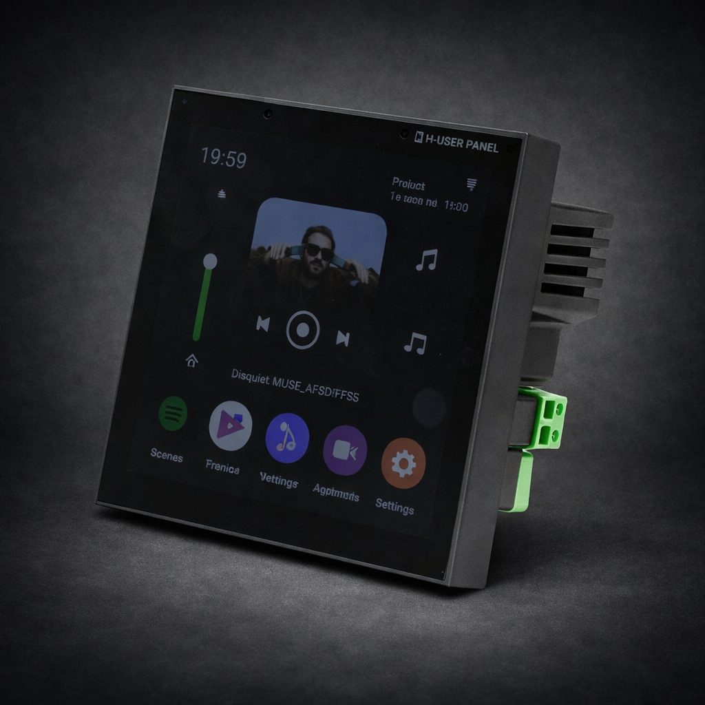 4" Smart Control Panel with 2×25W Amplifier