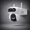 Dual-Lens All-Day Recording 4G Camera + 8W Solar Panel