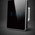 Flat Glass Zigbee Curtain Smart Wall Switch 16A